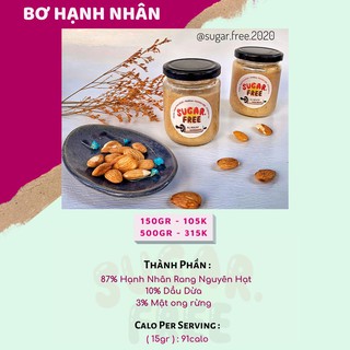 Bơ hạnh nhân không đường