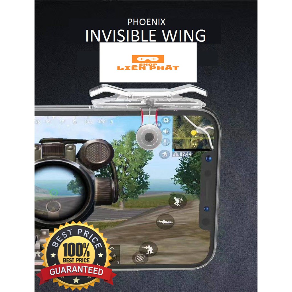 Nút chơi game bắn súng Pubg, Ros, bản Thần Ưng Kim Loại Mới Nhất!!! D9 Phoenix (Invisible Wing)!