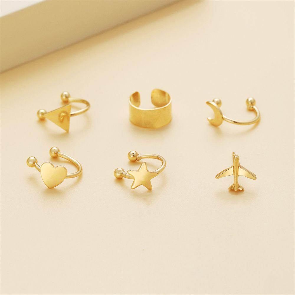 Khuyên Kẹp Sụn Tai Không Cần Khoan Lỗ Cho Nữ