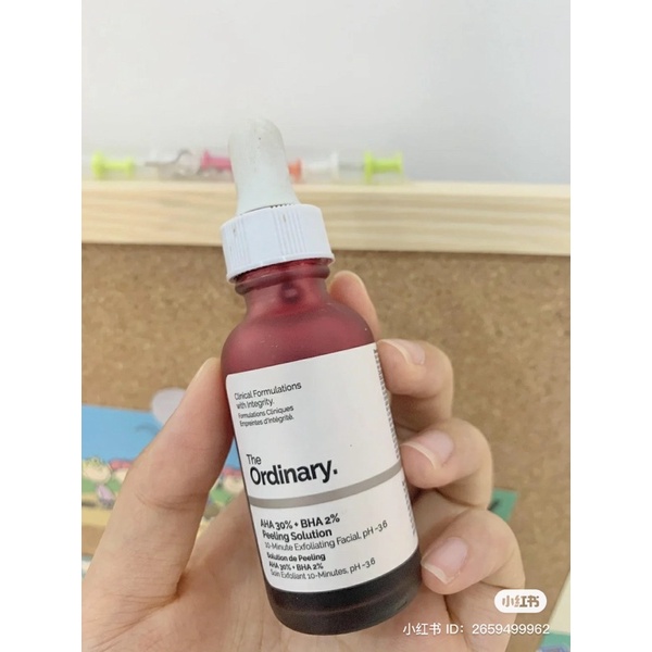 The ordinary AHA 30% + BHA 2% peeling solution - Tẩy da chết hoá học