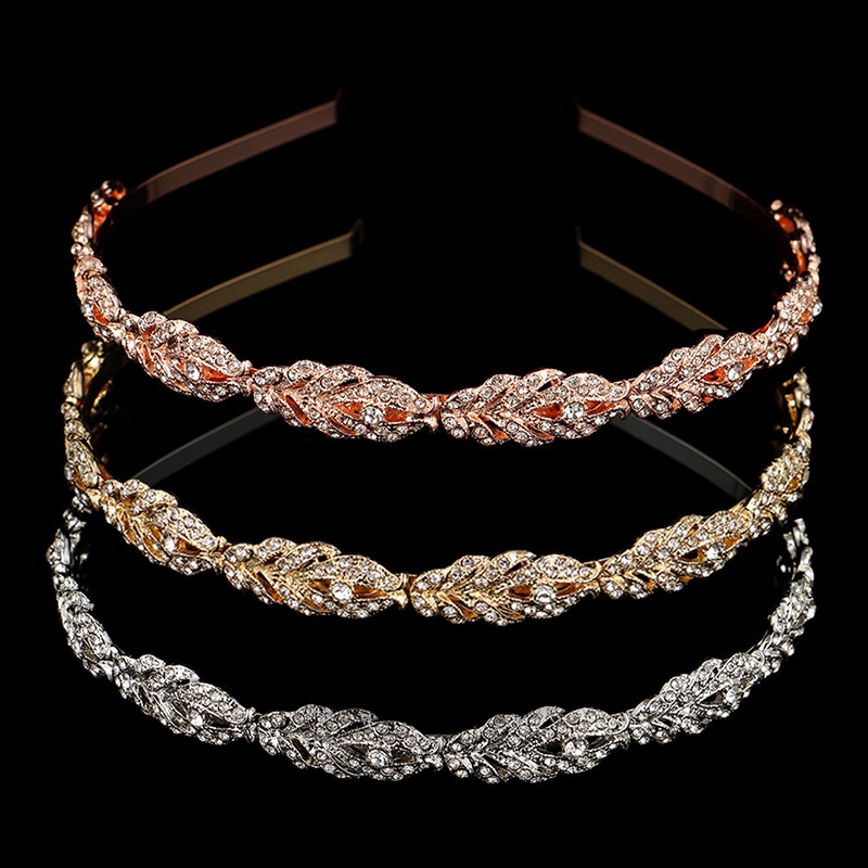 Crystal Rhinestone Headband Wedding Bridal Tiara Headwear