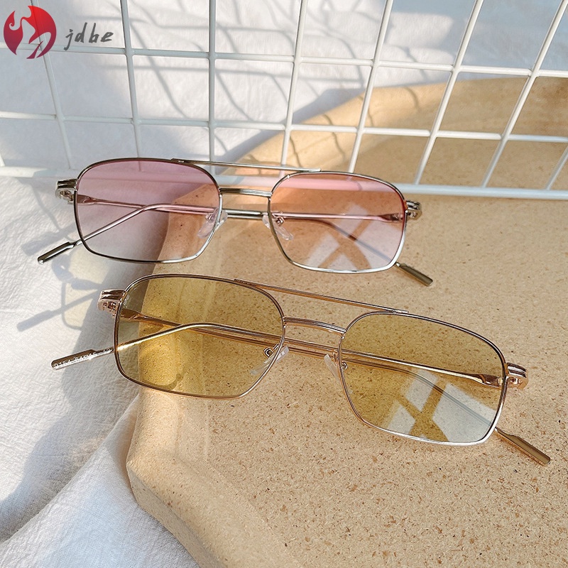 Kính Mát Gọng Kim Loại Siêu Nhẹ Nhỏ Gọn Thời Trang Cho Nam Nữ