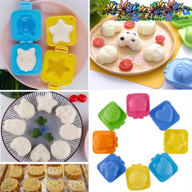 KHUÔN ÉP TRỨNG, ÉP CƠM, LÀM BÁNH NHIỀU MẪU