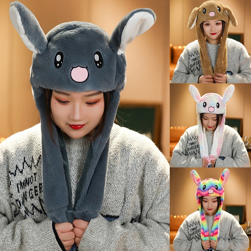 ✿ Mũ Hóa Trang Halloween Hình Động Vật Dễ Thương Có Tai Di Chuyển Dành Cho Người Lớn Và Trẻ Em