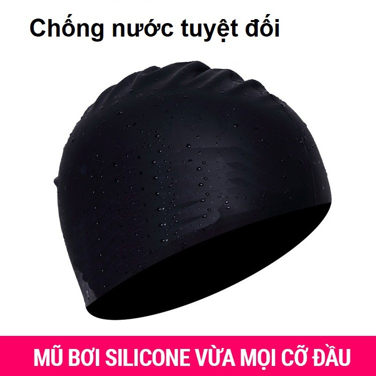 Kính bơi người lớn chính hãng Zata kèm mũ bơi Silicone, Bịt tai kẹp mũi mắt kính bơi nam nữ, cho bé trẻ em từ 6 tuổi KB1