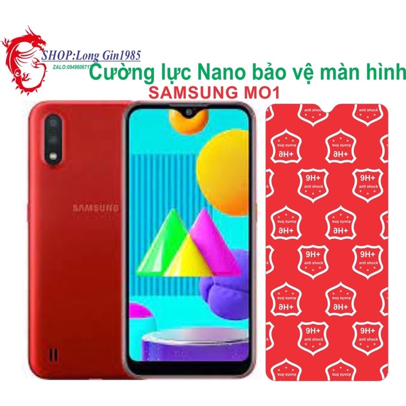 Samsung M01 Cường lực Nano chống va đập chống trầy xước tốt