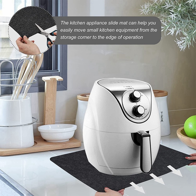Set 3 Tấm Thảm Lót Cách Nhiệt Chống Trượt Cho Nồi Chiên Không Dầu