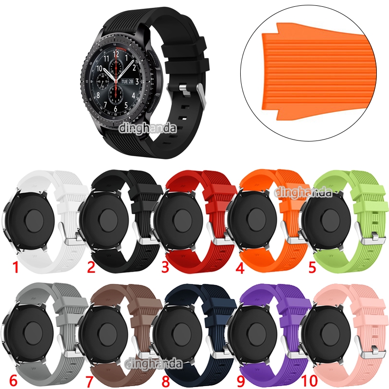 Dây Đeo Silicon Cho Đồng Hồ Thông Minh Samsung Gear S3 Classic S3 Frontier