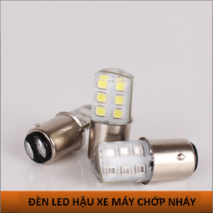 [DEAL HOT]Đèn LED hậu xe máy chớp nháy (Chân 1157)