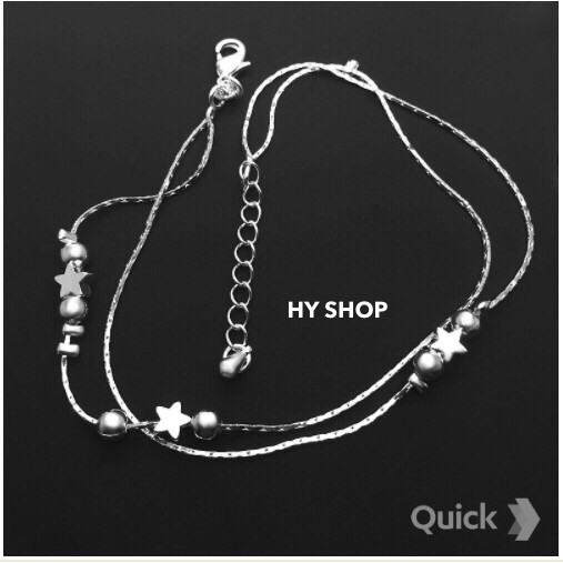 [Mã FARSSTGRE giảm 5K đơn bất kỳ] lắc chân ngôi sao bi xi bạc xinh xắn | BigBuy360 - bigbuy360.vn