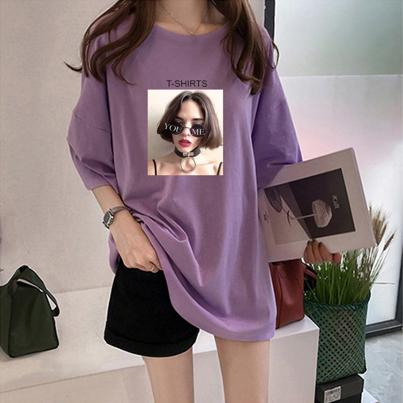 NRVP Áo Thun Ngắn Tay Dáng Rộng Thời Trang Cho Nữ