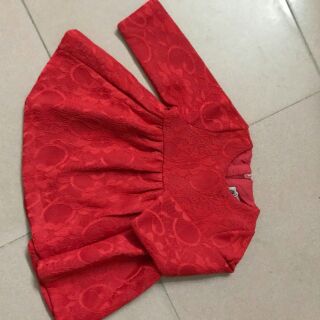 Váy ren đỏ bé gái(tuanhF)