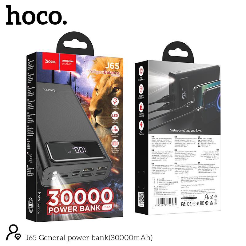 Sạc pin dự phòng Hoco J65 -30.000mAh