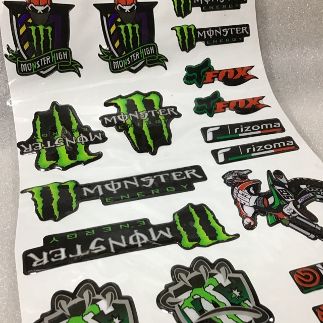 decal 3 lớp '' moster '' ngẫu nhiên