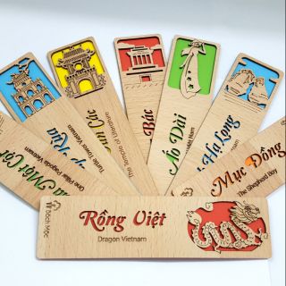 Bookmark gỗ danh lam thắng cảnh
