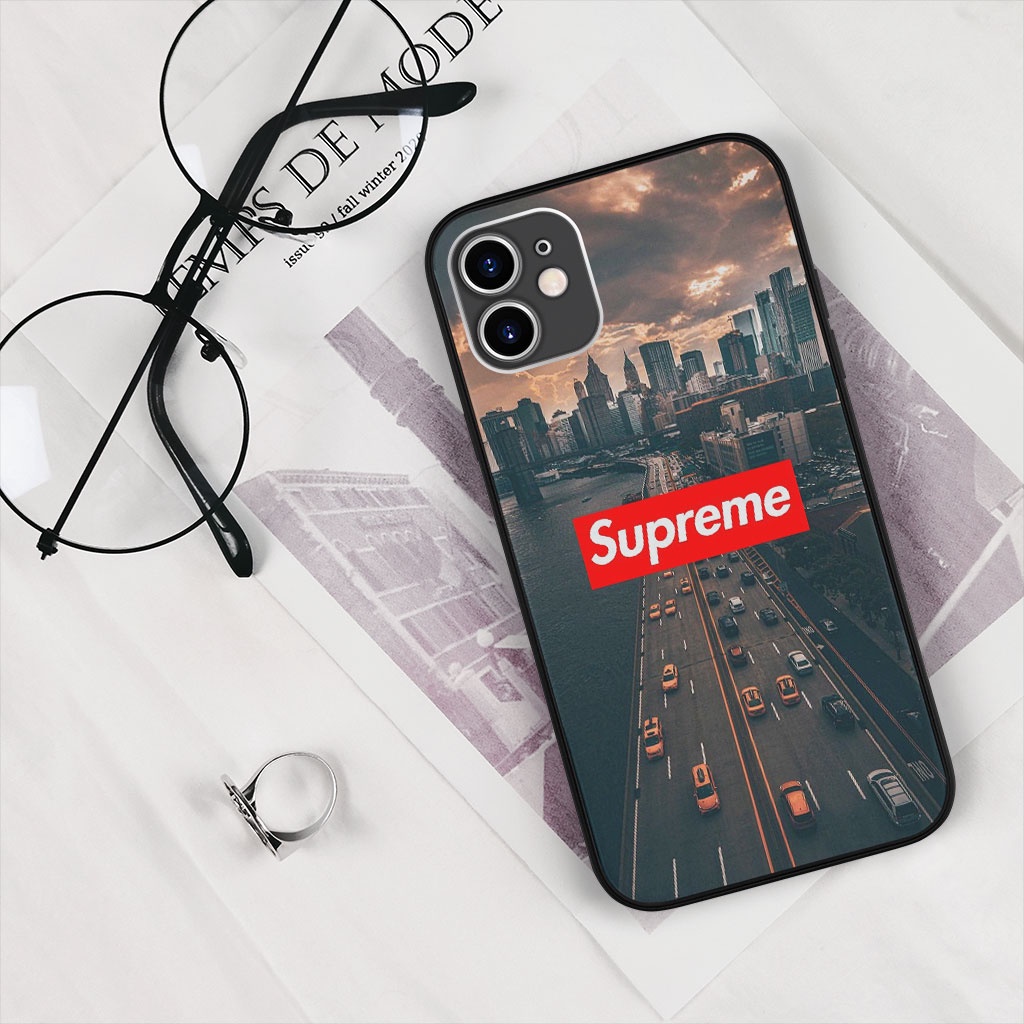 Ốp Lưng iPhone Supreme Xa Lộ Thành Phố Sang Chảnh Đẳng Cấp ECOMEX dòng 7 8 Plus 11 12 13 14 Pro Max X Xr SUPPOD00263