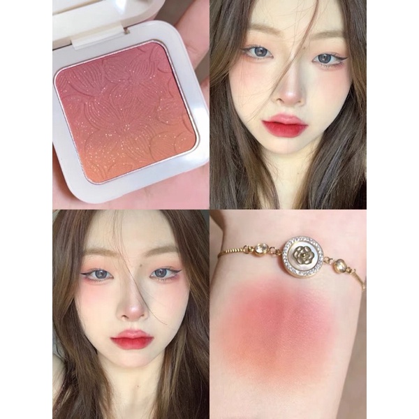 Phấn má hồng Gogo Tales Sweet Mist GT203 mềm mịn bám phấn
