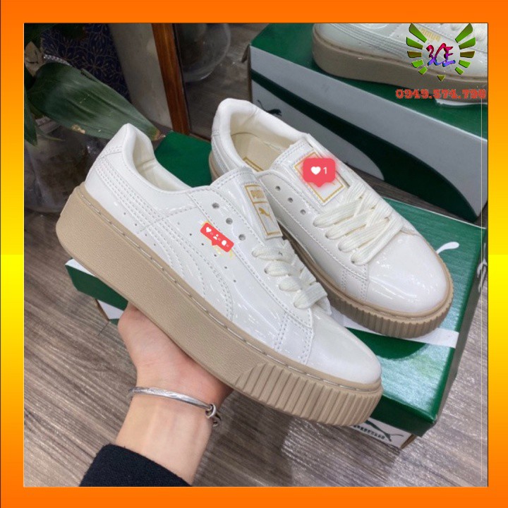 Giày thể thao đế vừa da bóng đế nâu siêu đẹp hot trend(Hỗ Trợ Đổi Trả Hàng Lỗi Nhầm Size)