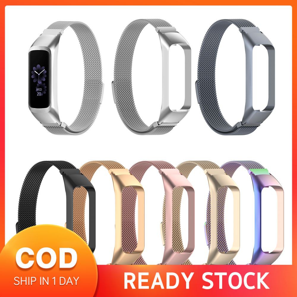 Dây Đeo Inox Milanese Cho Đồng Hồ Thông Minh Samsung Galaxy Fit2 Sm-R220 Zaran