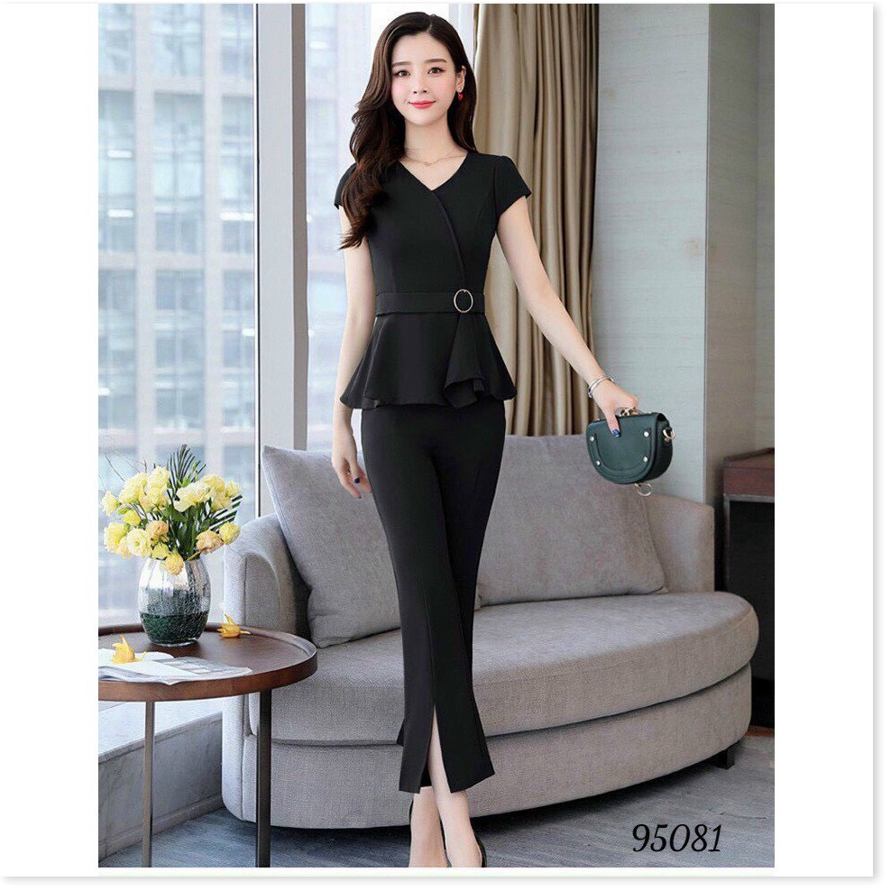 Set bộ chất liệu poly 2 da co giãn 4 chiều tôn dáng thanh lịch cho các chị em KOKO MI STORE