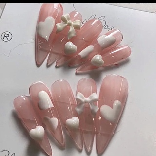 Nailbox hồng thạch trái tim