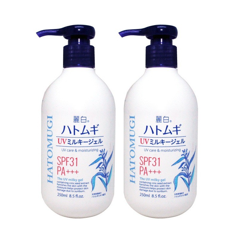 Sữa Dưỡng Thể HATOMUGI SPF31 PA+++ Hạt Ý Dĩ Nhật Bản - 250ml