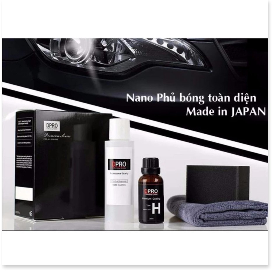 Phủ bóng ceramic pro DPro công nghệ Nhật Bản, Premium Coating 2021    -TTHome