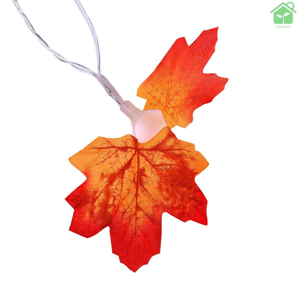 Dây Đèn Led Hình Lá Phong Trang Trí Tiệc Cưới / Sinh Nhật