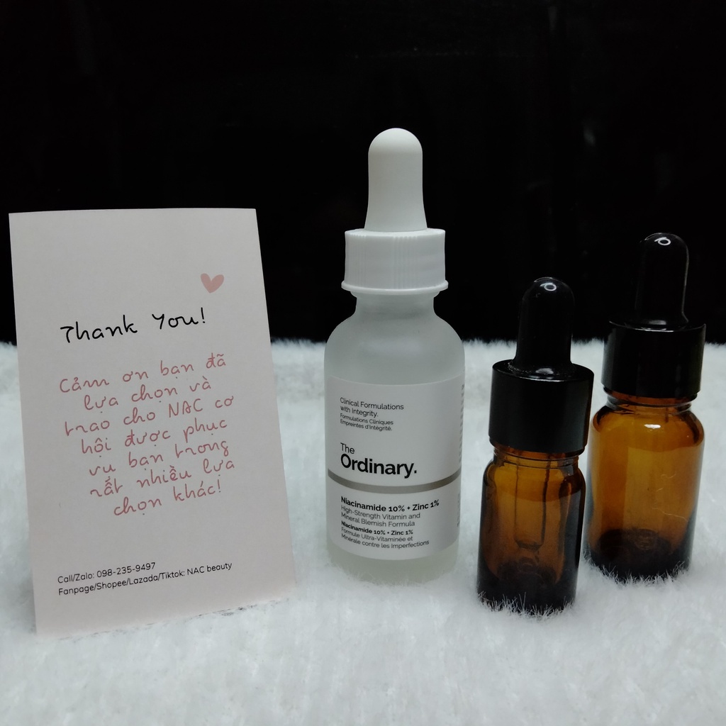 Dưỡng da The Ordinary Niacinamide 10% + Zinc 1%