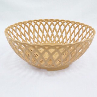 Rổ giả mây tre đan đưng rau sống tiện lợi