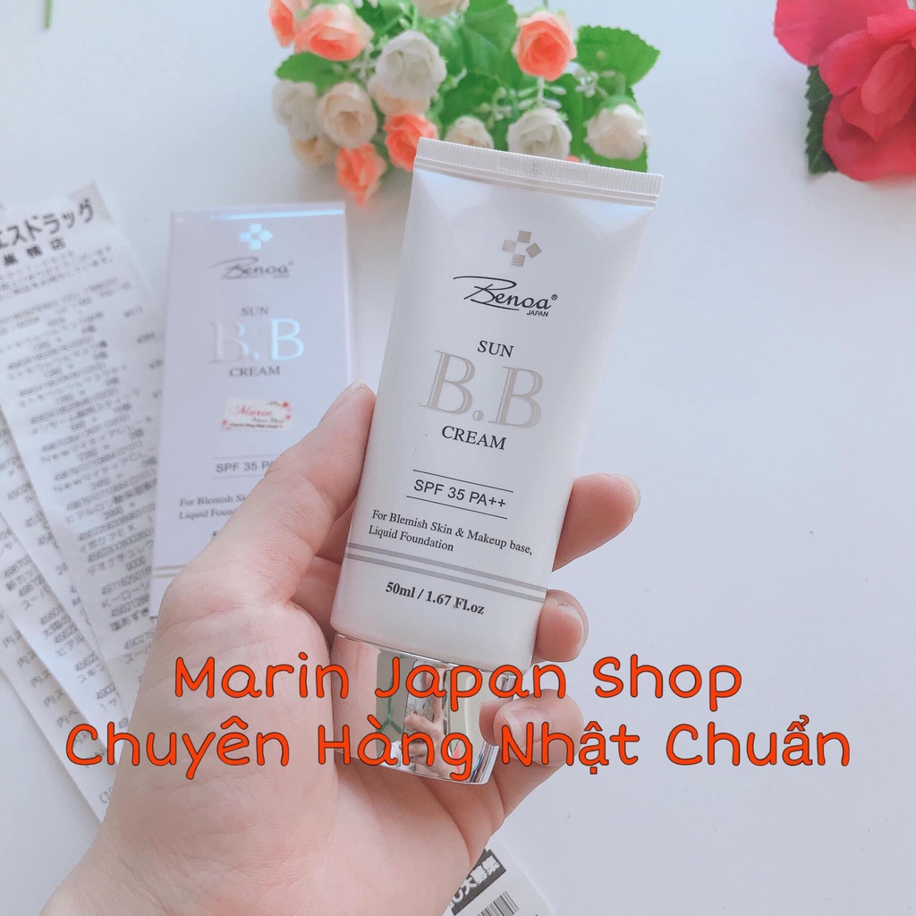 (SALE) Kem trang điểm chống nắng Benoa kem nền, kem lót BB , CC , DD Daily Defense Cream Nhật Bản