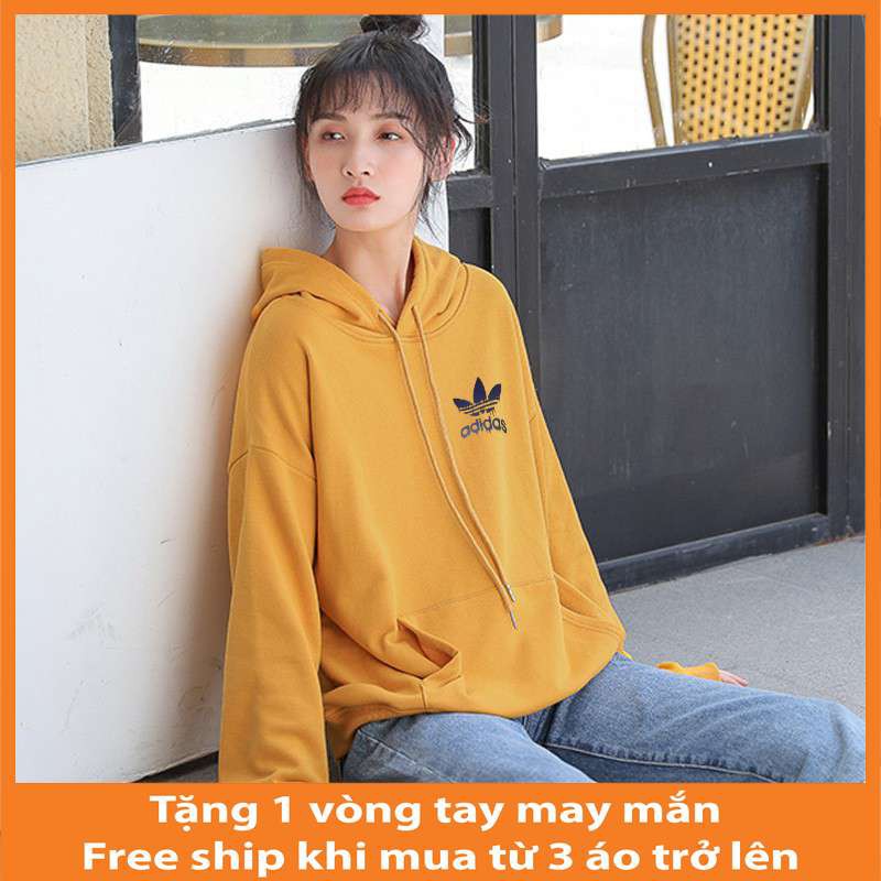 Áo Hoodie Basic Nữ Chất Nỉ Dày Dặn Có Mũ  Phản Quang Full Size Nhiều Màu [ADI Ngực]