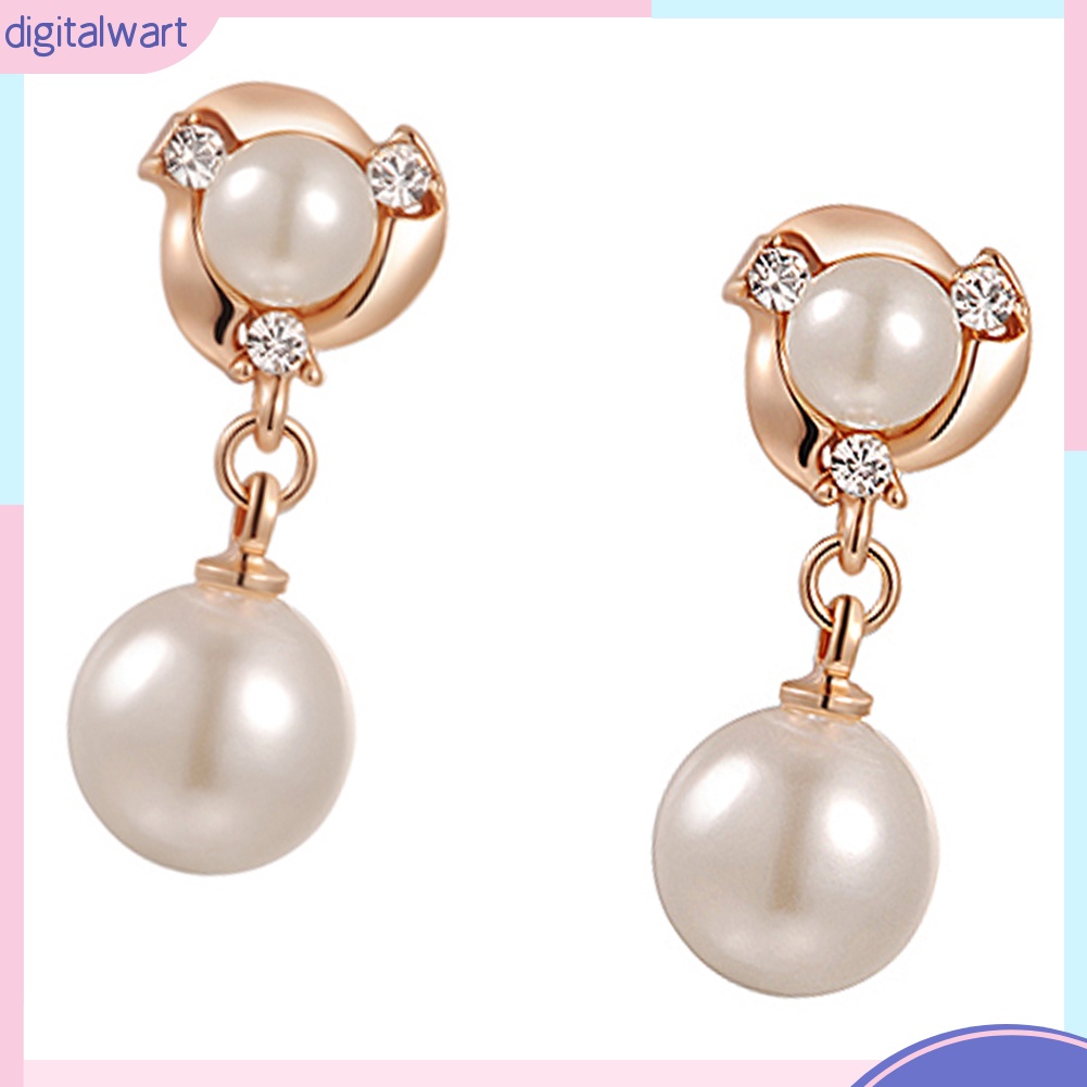 Hoa tai nữ mạ vàng 9k đính ngọc thời trang