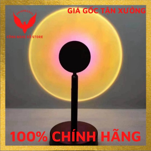Đèn led tiktok, đèn hoàng hôn rose chuyển đổi 4 màu, đèn led trang trí, đèn để bàn chụp ảnh, quay video, livestream | BigBuy360 - bigbuy360.vn