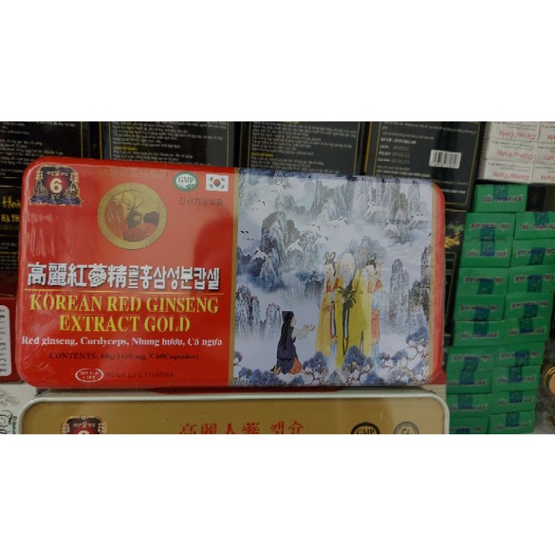 VIÊN UỐNG HỒNG SÂM KOREA RED GINSENG EXTRACT GOLD 60v