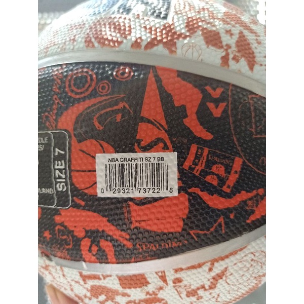 Quả bóng rổ Spalding NBA Graffiti số 7 - Tặng kim và túi lưới đựng bóng