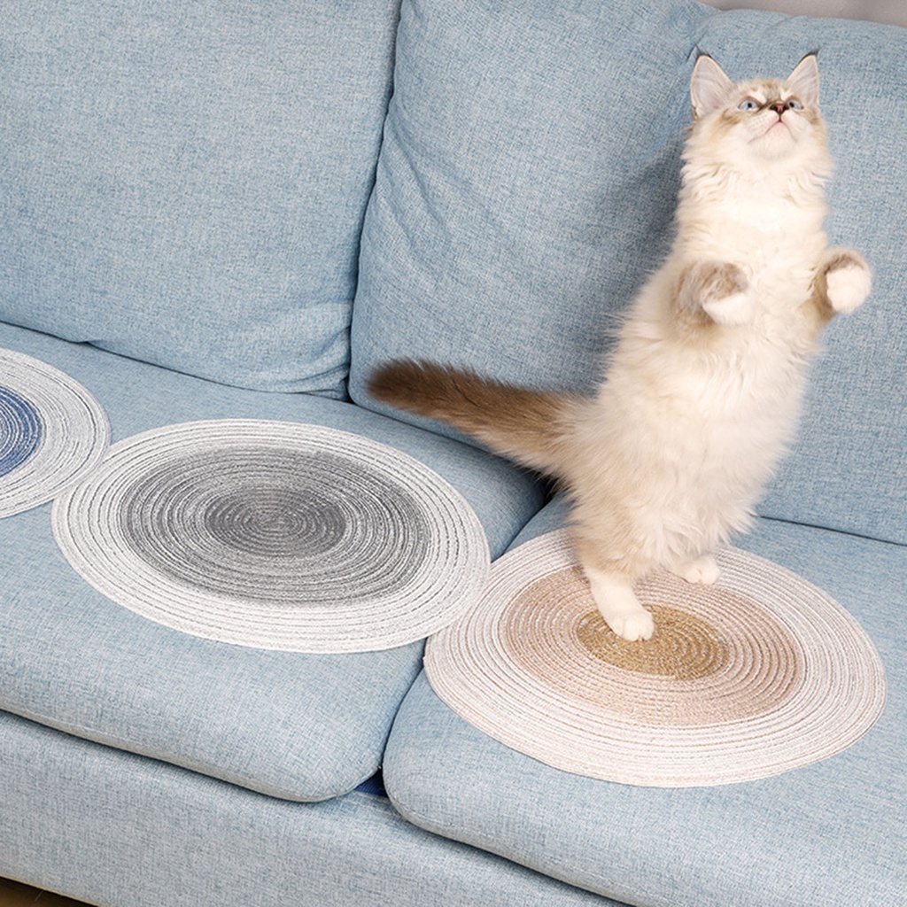 Thảm mài móng cho mèo cưng chất liệu cotton chống trầy xước tiện lợi