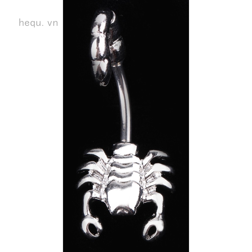 Khuyên xỏ rốn inox hình bọ cạp độc đáo cá tính