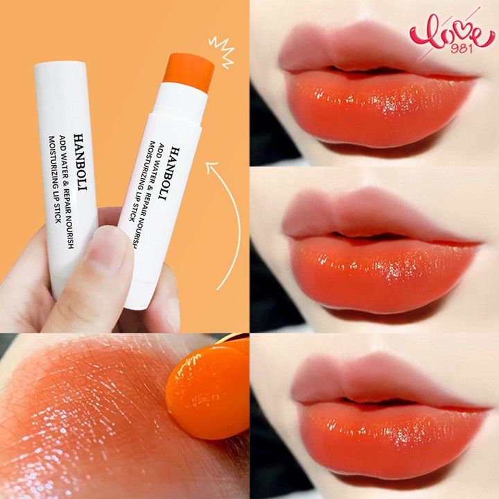 [Sỉ-Rẻ] Son Dưỡng Hanboli Bóng Môi, Dưỡng Ẩm, Có Màu, Mềm Mịn Môi [Lẻ-Sỉ]