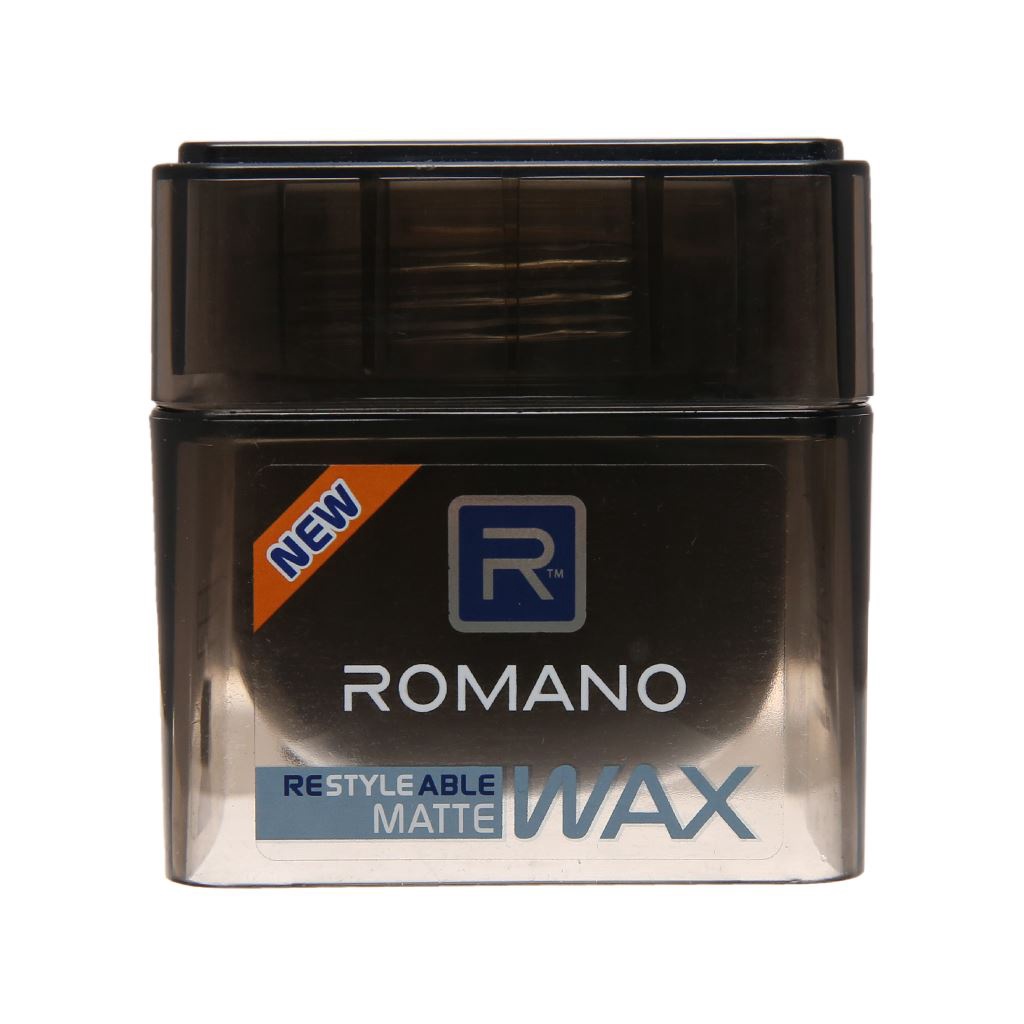 Sáp Tạo Kiểu Tóc Romano Matte Wax Giữ Nếp Tự Nhiên Và Spiky Wax Giữ Nếp Siêu Cứng 68g