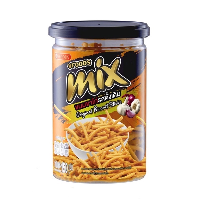 Bánh que MIX giòn cay Thái Lan - 3 vị (Lon 150g)