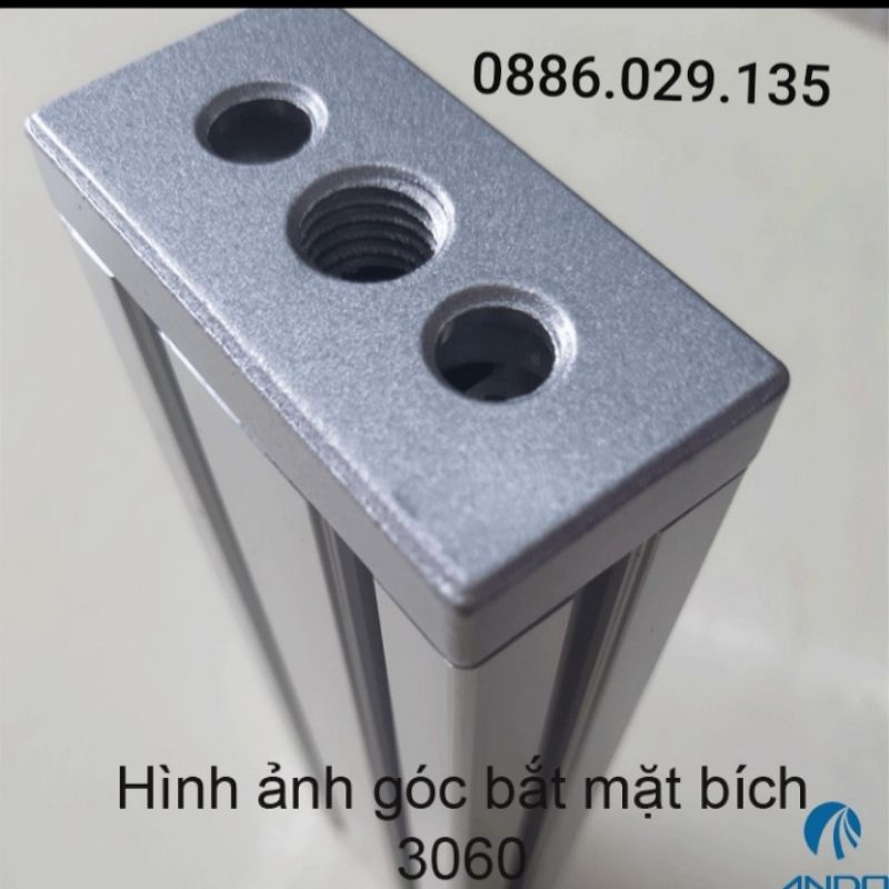 MẶT BÍCH CHO NHÔM 3060 REN M12