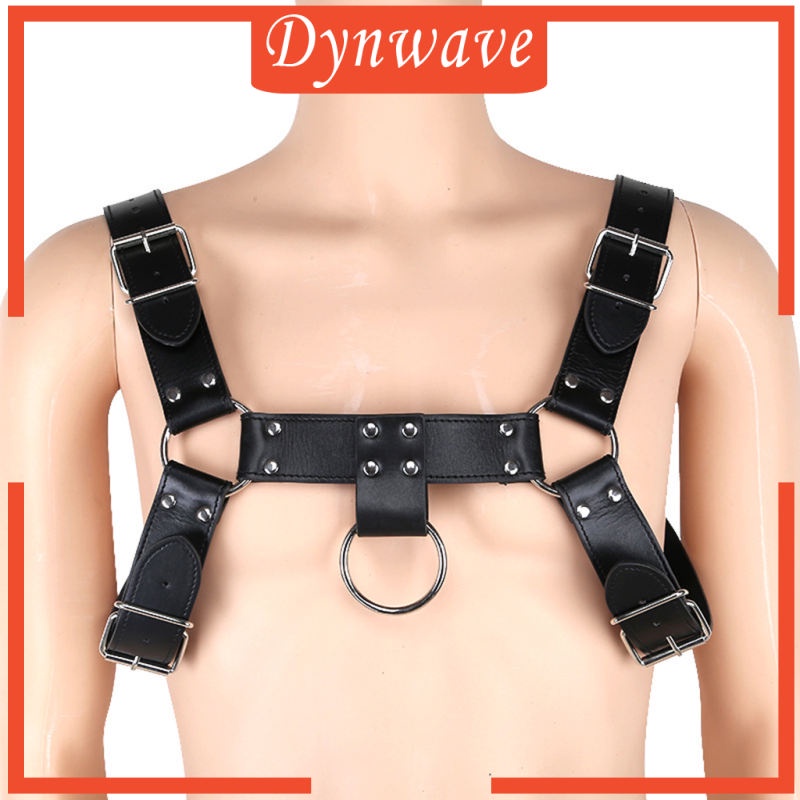 Dây Đai Da Đeo Ngực Co Giãn Có Thể Điều Chỉnh Cho Nam Prettyia