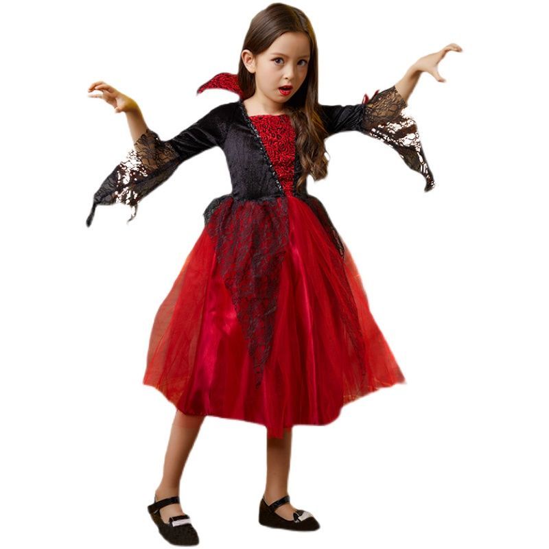 Bộ Trang Phục Hóa Trang Ma Cà Rồng Halloween cho bé Trai / bé Gái