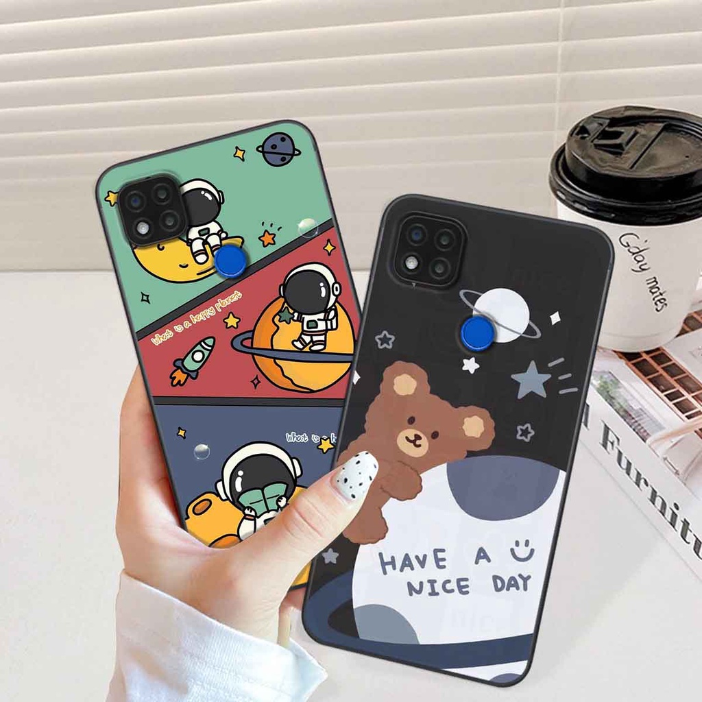 Ốp Xiaomi Redmi 9C in hình vũ trụ, phi hành gia bầu trời cute dễ thương