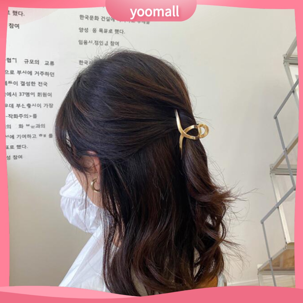 Kẹp Tóc Kim Loại Thiết Kế Tinh Tế Thời Trang Cho Nữ