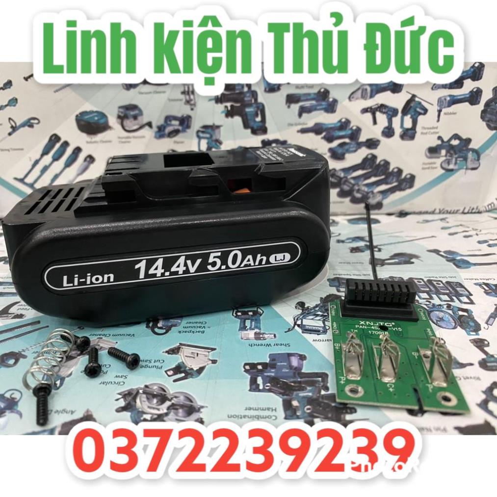 Lktd BN. Vỏ mạch pin Panasonic 14.4V Full tem , 2 hàng cell, nhận sạc zin hệ 80.
