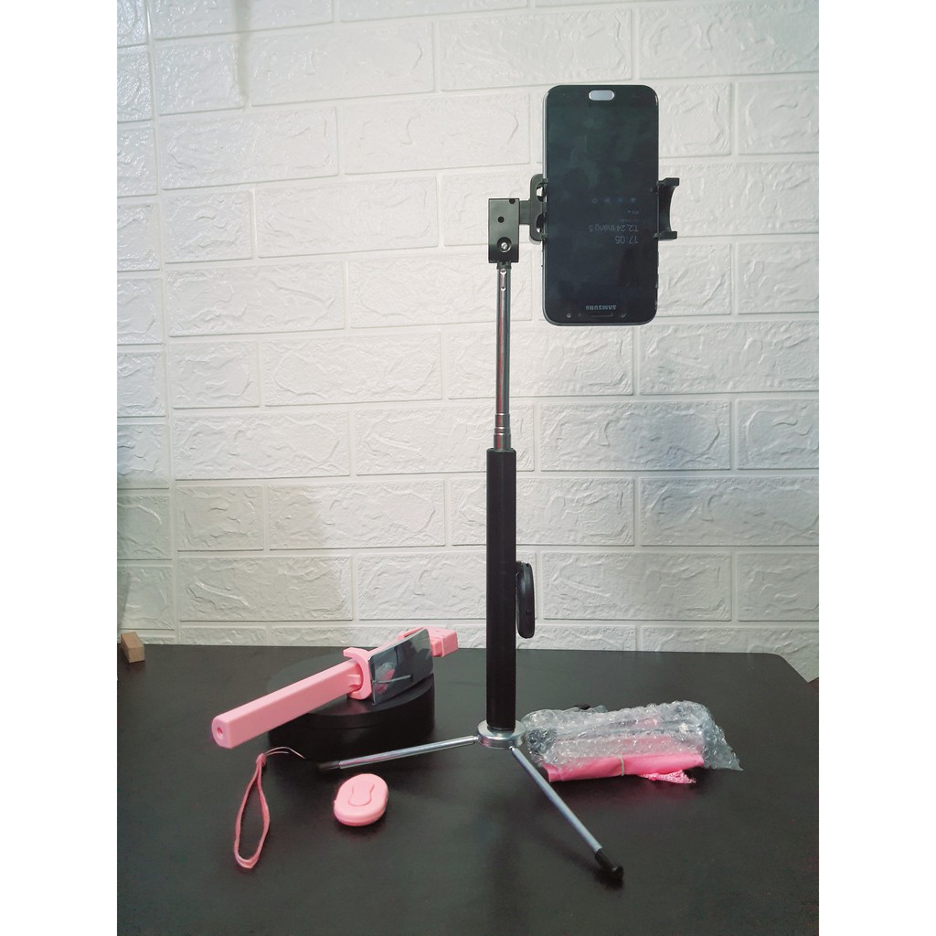 Tripod Điện Thoại 3 Chân Chống Rung, Gậy Chụp Hình Tự Sướng Selfie Bluetooth Đa Năng Y11 Yunteng,Chân Livestream Cao Cấp