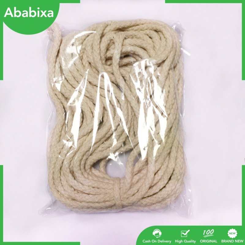 Cuộn Dây Thừng Cotton Dài 10m Dùng Làm Đồ Thủ Công 5mm