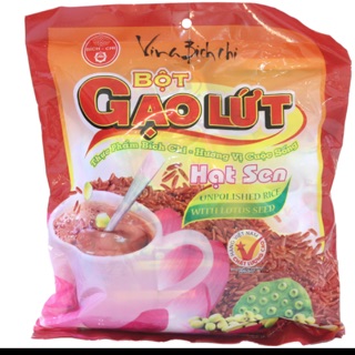 Bột gạo lứt hạt sen có đường Bích Chi gói 350g